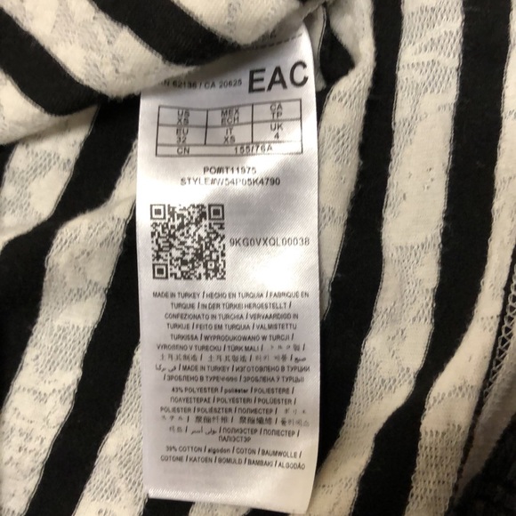 EUC Guess Monietta Striped Top - Size XS - Picture 6 of 6